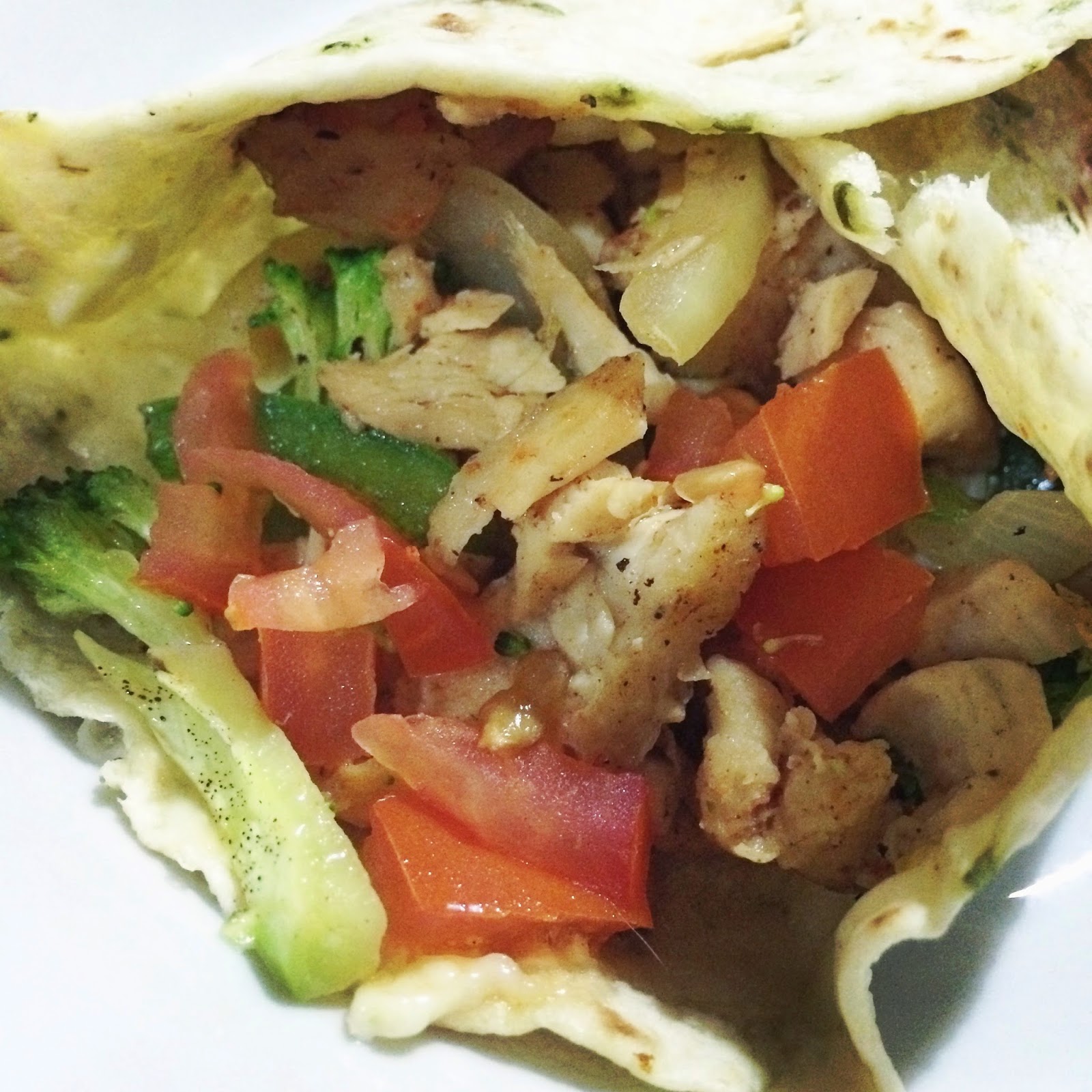 Resepi  Tortilla Ayam Panggang (Grill Chicken Wrap)  Mama, Ziyad & Qawiyy